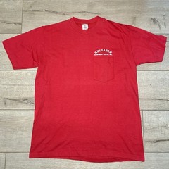 VTG 60s 70s Hi Cru Stedman Red Graphic Tee Single Stitch USA Mens L