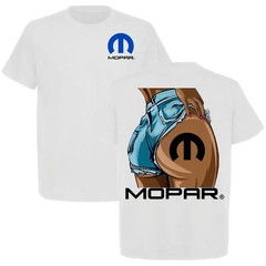 2026 Mopar Girl Muscle Car Graphic T-Shirt Funny Logo Racing Mechanic Tee