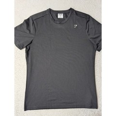 NEW Gymshark Training T-Shirt Mens Med Black Recycled Polyester Performance Tee