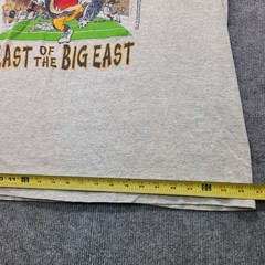 Vintage Looney Tunes Tasmanian Devil Taz Shirt WEST VIRGINIA Football Cartoon