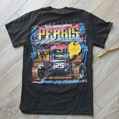 Black Perris Auto Speedway Graphic Tshirt Small