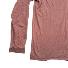The North Face T Shirt Medium Men’s Brown Cotton Long Sleeve Walking Hiking