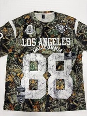 ROMWE T-Shirt Street Life Men’s M 88 Number Branches Short Sleeve Jersey Camo