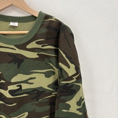 Rothco Shirt Mens 4XL Green Camo Thermal Long Sleeve Crew Neck Military Rugged