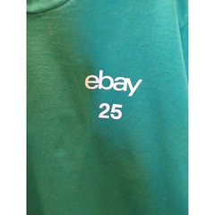 Ebay 25 Years Anniversary Teal Blue T-Shirt Size 2X Swag XXL
