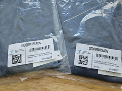 2 packs Men’s Slim-Fit Short Sleeve 100% Cotton Crewneck T-Shirt XL Blue