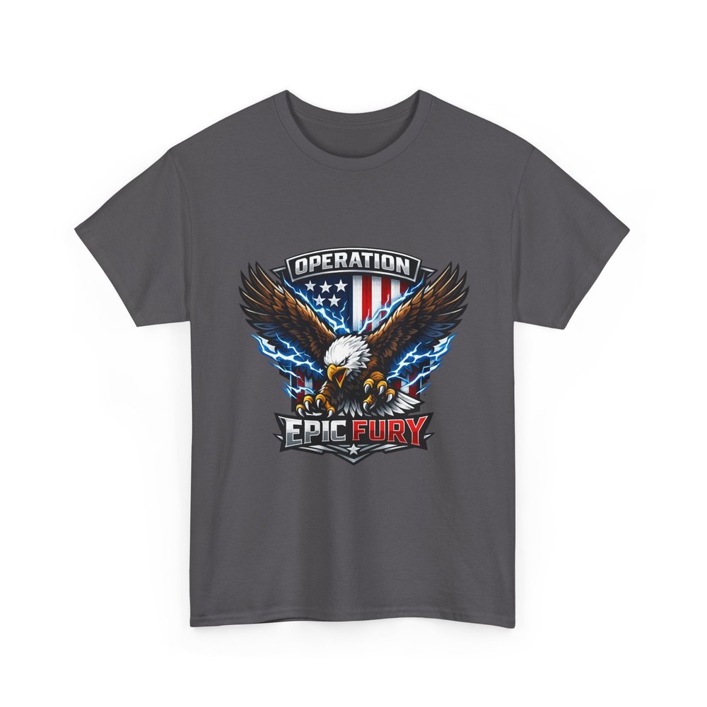 Operation Epic Fury T-Shirt, American Flag Eagle Shirt