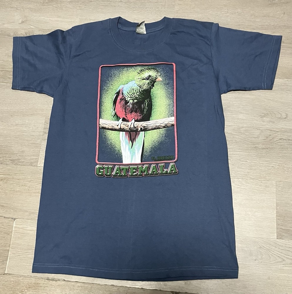 Guatemala Quetzal Bird XL Vintage 90s Tzolkin T-Shirt