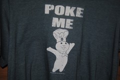 Pillsbury Doughboy “Poke Me” T Shirt. Size XL