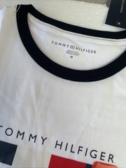 NWT Men’s Tommy Hilfiger Classic Logo Short Sleeve T-Shirt White size M