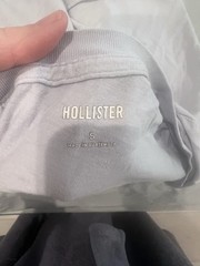Hollister Nashville 17 Graphic Print Crew Neck T-Shirt Short Sleeve S Gray