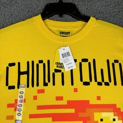 Chinatown Market T-Shirt Smiley Original Size Medium Yellow Fireball Crew Neck