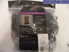 Qty= 4 (1 Pack of 4) Fruit of the Loom Multicolor Men’s A-Shirts, Size= M,