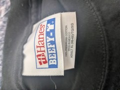 Hanes Beefy-T Black Graphic Logo T-Shirt “FINALL 2004” Crew Neck XL