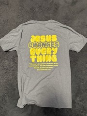 District Perfect Tri Men’s Size S Gray Charcoal Religious T-Shirts Lot