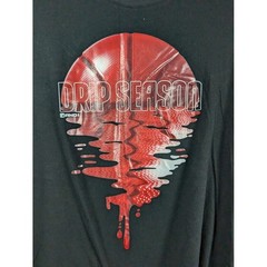 And1 Drip Season Basketball Graphic T-Shirt Black Mens Size XL Streetwear Retro