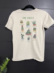 ALAB Sup Succa Cream Graphic Tee Unisex Adult Sz Small EUC