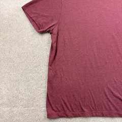 J.CREW T Shirt Mens Size XL Red Short Sleeve Washed Broken In
