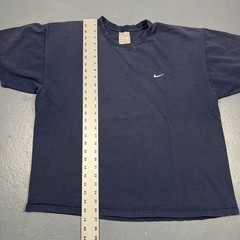 Vintage Y2K Nike Mini Swoosh Tee Navy Blue XL Casual Essential VTG Sports Casual