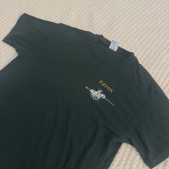 Vintage VTG M Green T Shirt Port & Company Core Blend Green Knight Tee Kairos