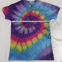 Gildan Tie Dye T Shirt Unisex Adult Small Rainbow Spiral Heavy Cotton New