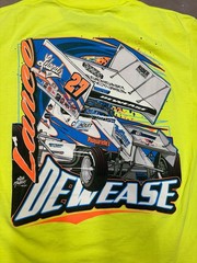 Rare! 2013 Lance Dewease / Heffner Racing Sprint Car Tee Shirt – Large