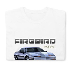 1985 Trans Am Firebird 80s Retro Aesthetic Custom Car Club T-Shirt
