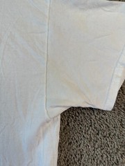 New Look Shirt Mens Medium White Green Atlanta United Short Sleeve Casual FLAW