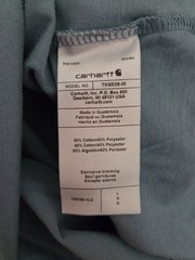 Carhartt Men’s Short Sleeve Relaxed Fit T-Shirt Blue Graphic Size L