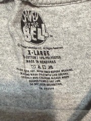 Saved by The Bell Shirt, Men’s Size XL, Gray, Graphic Print, Crewneck