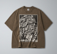 100% Cotton Tee – Unisex Retro Oversized Fit – Dark Aesthetic – 17th Century Art