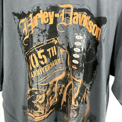 HARLEY DAVIDSON T Shirt 2007 105th Anniversary Biker Motorcycle sz 2XL XXL NWTD