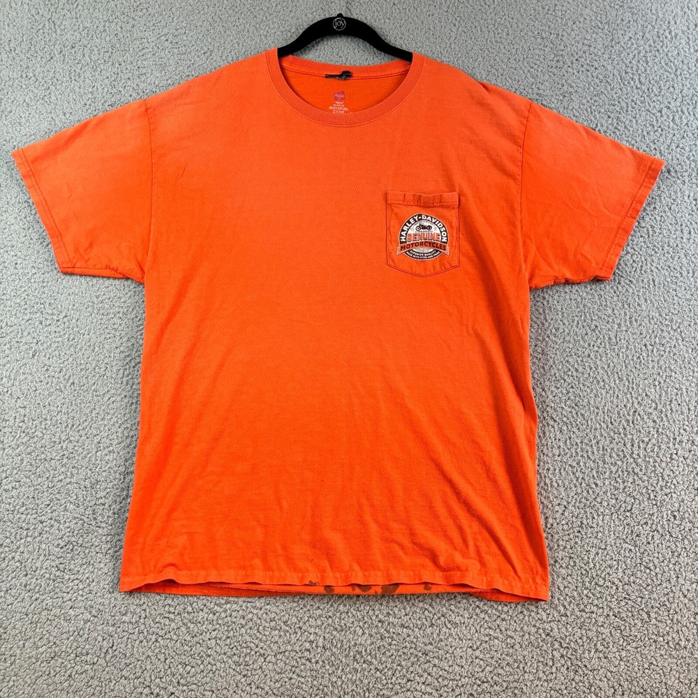 Harley Davidson Shirt Mens Extra Large Hillbilly US 129 El Dragon Smoky Mountain