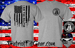 t-shirt,I Am The Militia, Molon Labe,Gun Rights,We The People,NRA,2nd Amendment