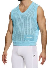 Modus Vivendi Crochet Summer Knitted Tank, Many Colours, Sleeveless, Scoop Neck