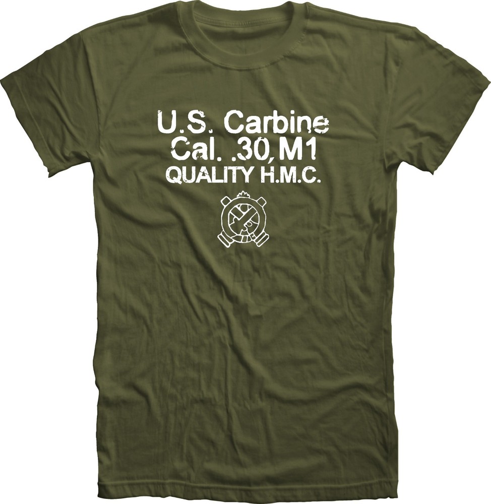 Quality Hardware M1 Carbine Receiver Stock Stamp WWII T Shirt