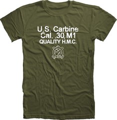 Quality Hardware M1 Carbine Receiver Stock Stamp WWII T Shirt