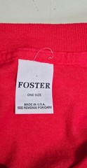 Snoopy Peanuts Christmas VTG FOSTER Single Stitch Red Sleep Shirt *One Size *