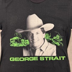 Vintage Hanes Fifty Fifty T Shirt Mens M(38-40) Black George Strait Entertainer