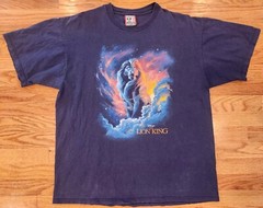 The Lion King Mufasa Shirt XL Disney Designs Movie Promo Preowned 90s Simba Scar