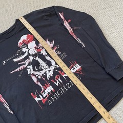 Sosmula Klean Up Krew Men Long Sleeve Shirt Sz Large Graphic Merch Double Sided
