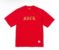Supreme Sick Slub Short Sleeve Top Red T Shirt (XX-Large) 2XL (SS24)
