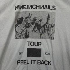 Nine Inch Nails Peel IT Back Rock T-Shirt Size XXXL