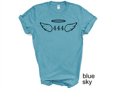 444 Angel Number Shirt, Spiritual Shirt, Mystical shirt, Manifestation Shirt.