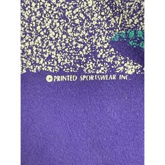 Hanes Beefy Pre Shrunk Single Stitch Fiesta Texas Shirt Purple Teal Mens Large