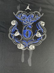 Vtg Michael Jordan Jumpman Chicago Bulls Championship Rings Black T-Shirt XL