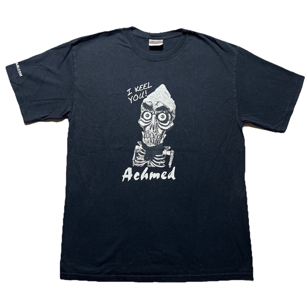 Jeff Dunham Shirt M Achmed I Keel You Early Tour Black Comedy Graphic Tee