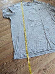 Polo Ralph Lauren Big Pony T Shirt Mens Size 3XLT Tall Gray Buffalo Plaid Logo