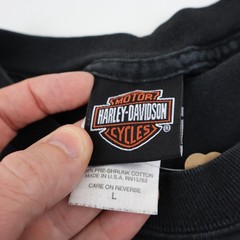 Vintage Harley Davidson T-Shirt Mens L Joker Flames Chester’s Mesa AZ USA Made