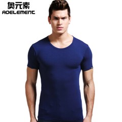 Men’s Short Sleeve Top Tee Modal T-Shirt Round Neck Classic Jerseys Clothing